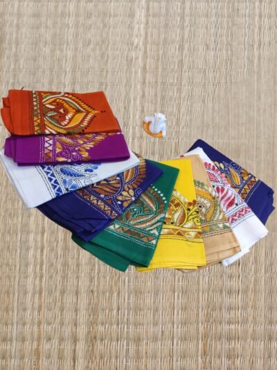 Traditional Bengal Pattern Kantha Blouse