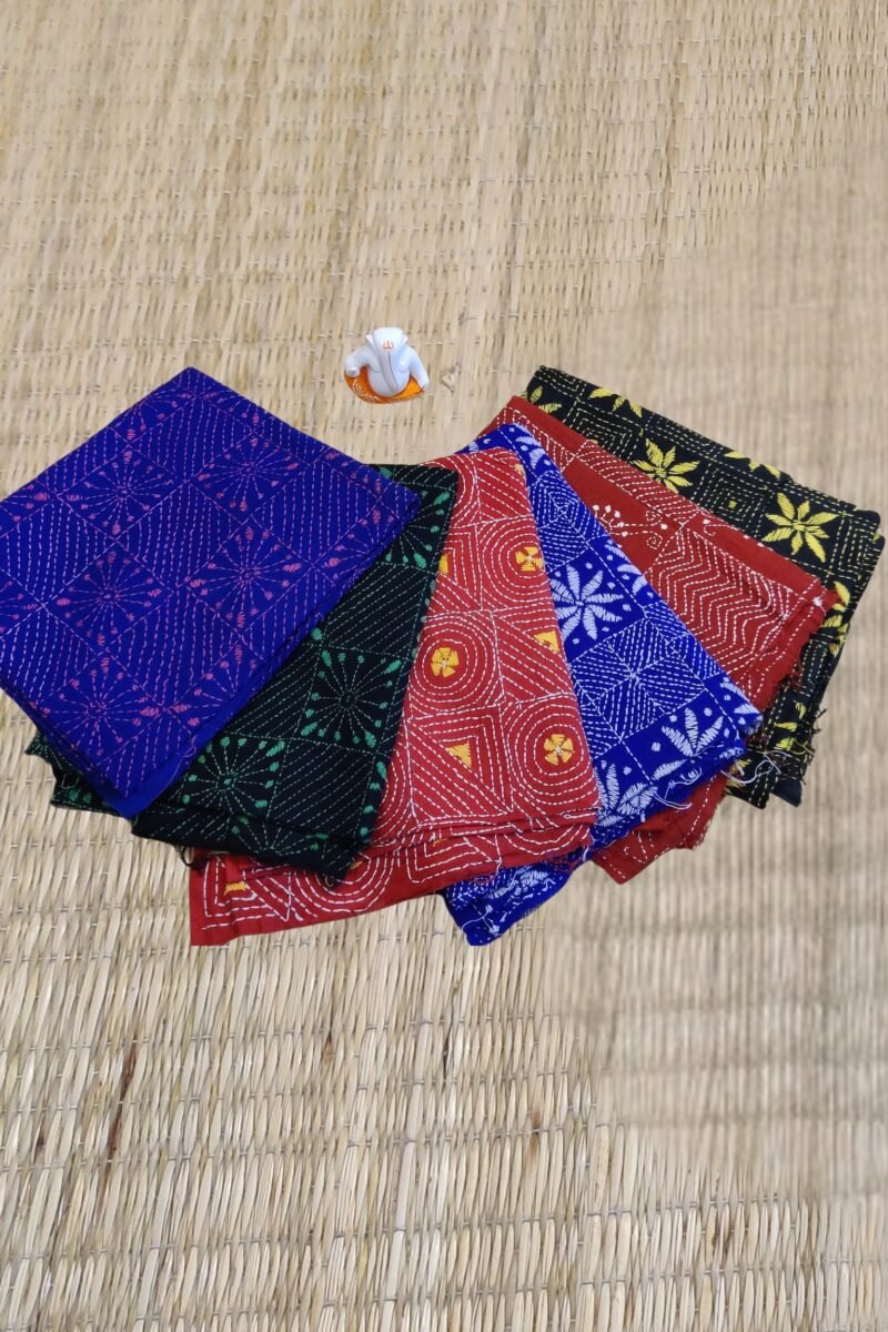 Traditional Full Kantha Handwoven Unstitched Blouse