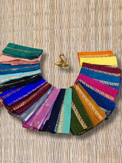 Banarasi Sequined Elegance Cotton Silk Unstitched Blouse