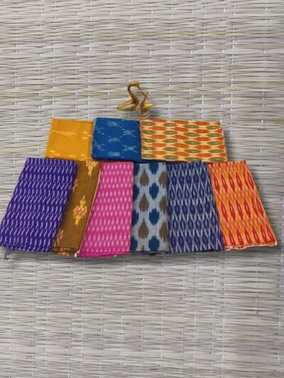 Mercerised Cotton Ikkat Unstitched Blouse