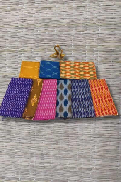 Mercerised Cotton Ikkat Unstitched Blouse