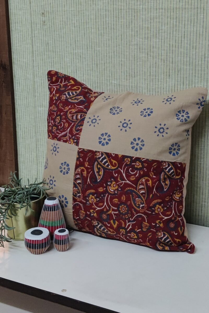 Cozy Cushion: Fawn South Cotton Quadrant Cushion Cover 16" X 16" - Image 3
