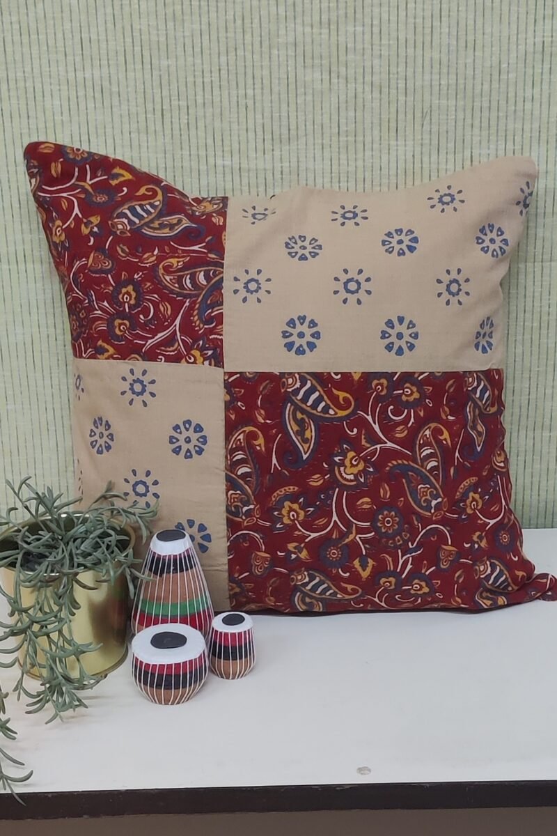 Cozy Cushion: Fawn South Cotton Quadrant Cushion Cover 16" X 16"