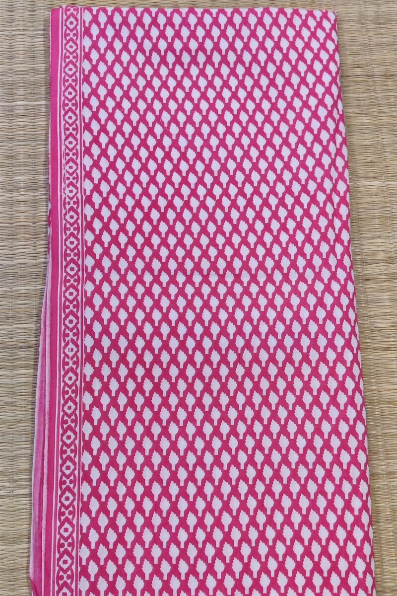 Suit stories - Blush Pink and White Elegance Mulmul Cotton Suit Set - Image 4