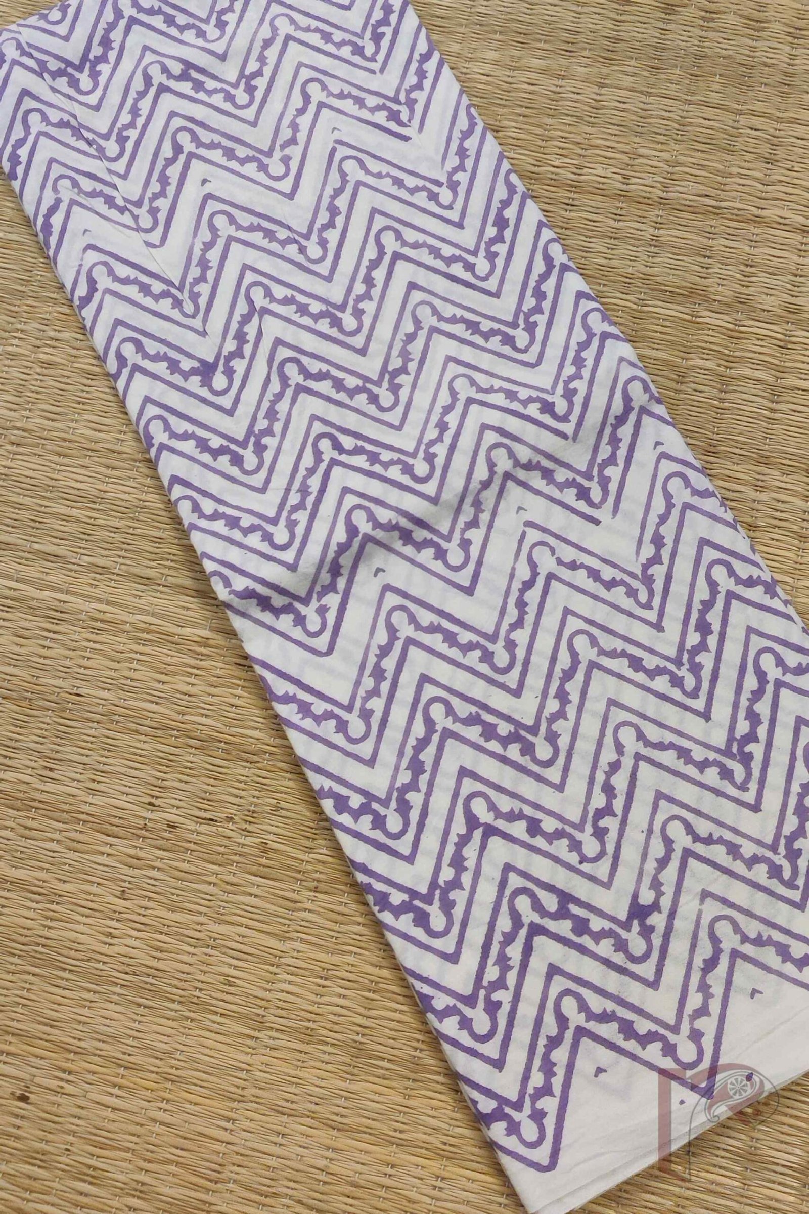 Suit stories – Purple & White Flower-Stalk Kota Suit Set - Image 6